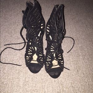 Lace up Zara heels